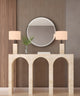 Travertine Console Tables