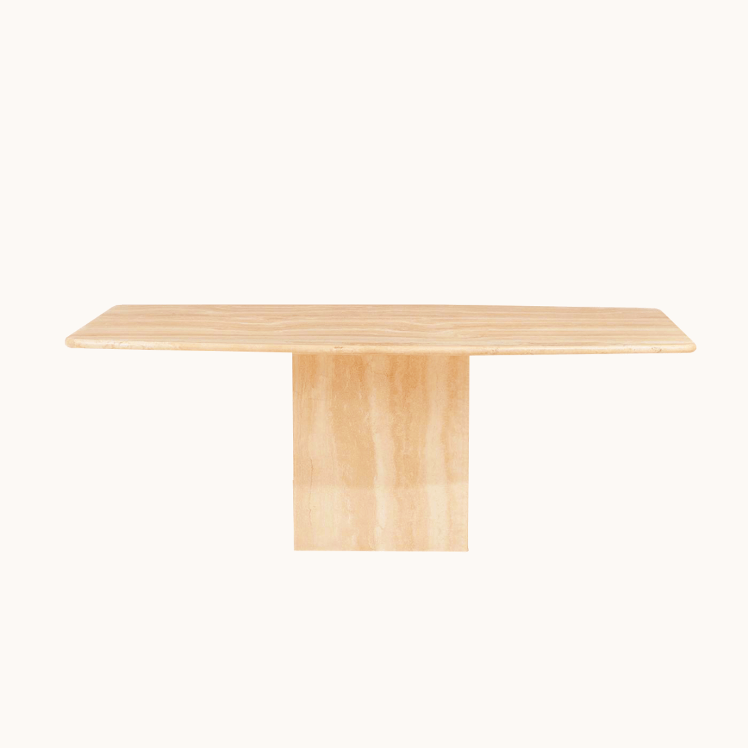 Serenity Travertine Dining Table