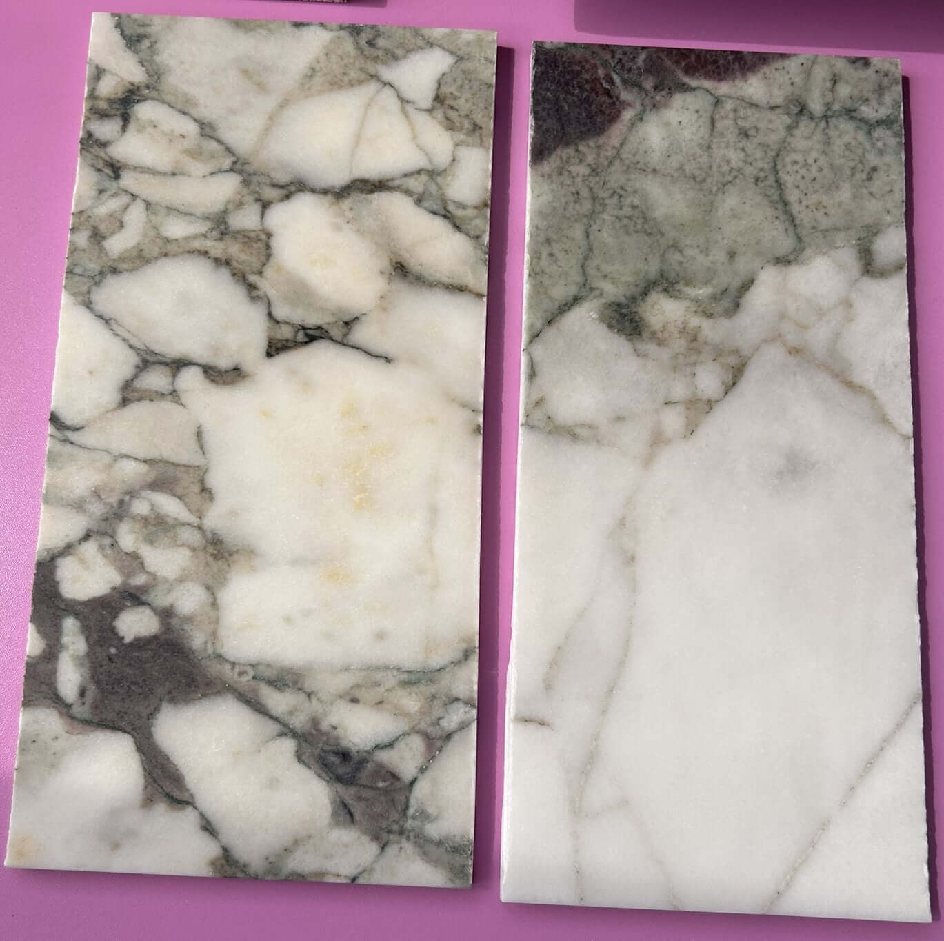 Marble Selection Samples