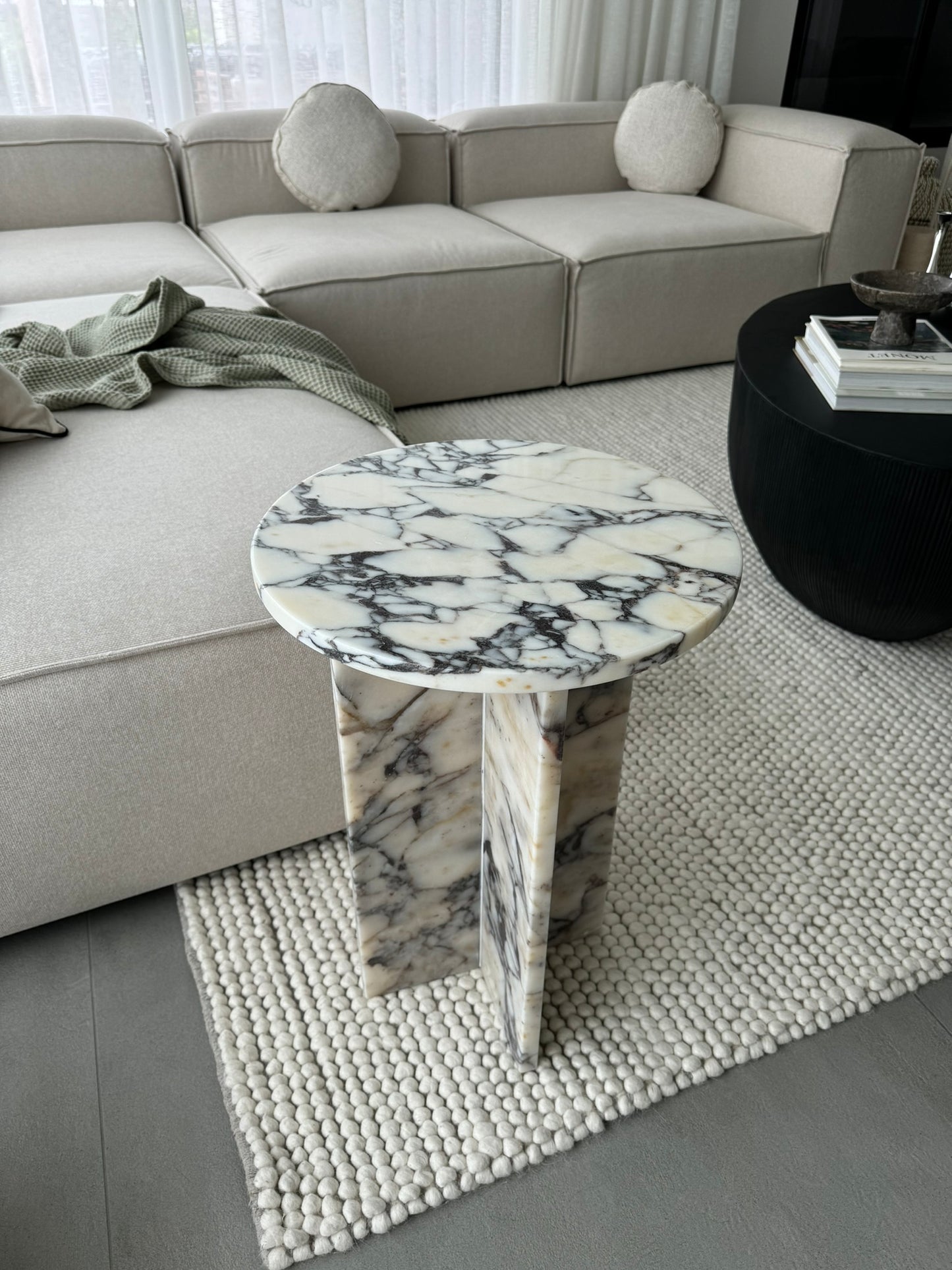 Ela Prestige Calacatta Viola Marble - Marble coffee table