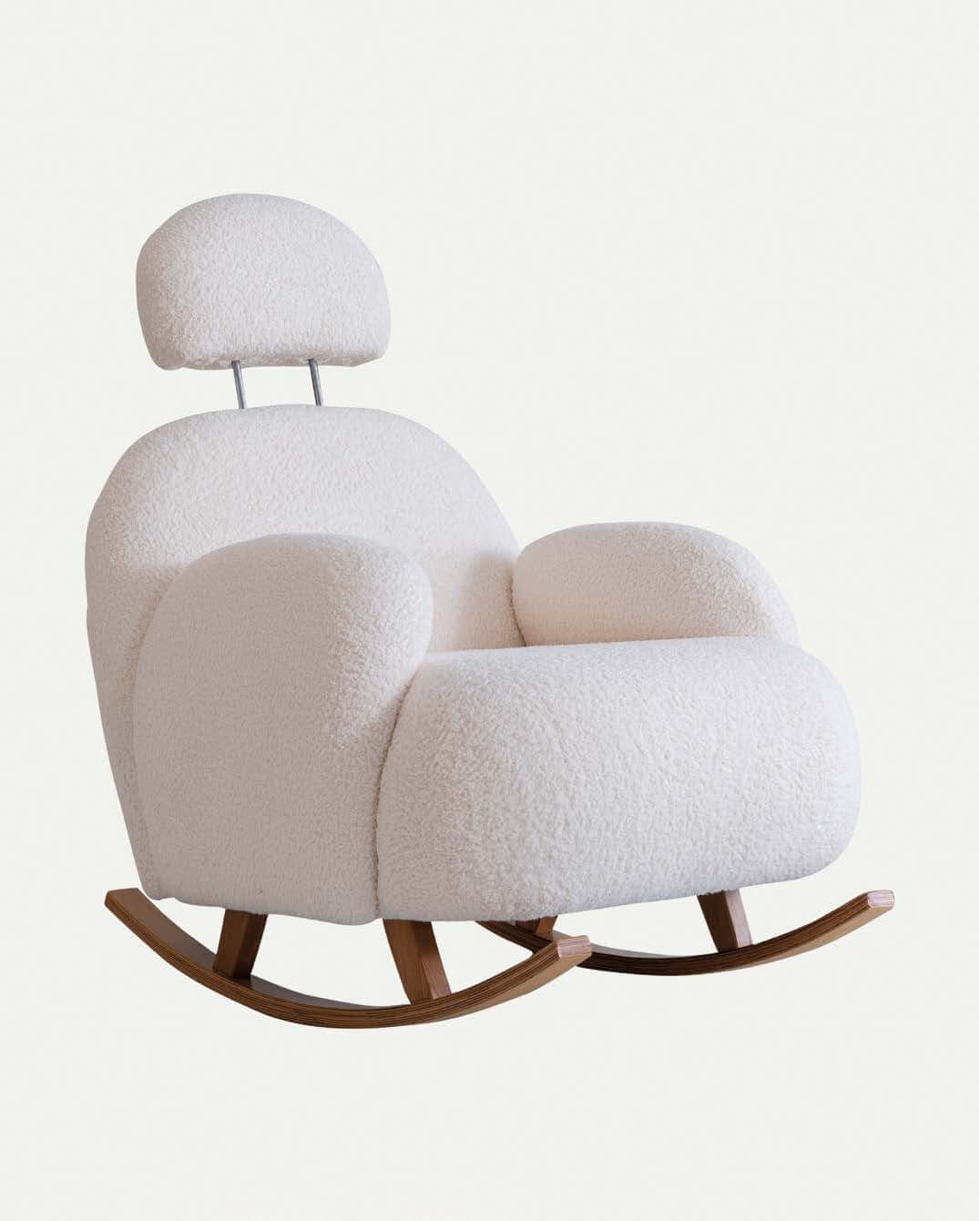 Cloud Plush Rocking Chair and Ottoman