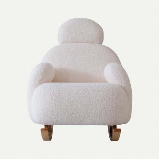 Cloud Plush Rocking Chair and Ottoman